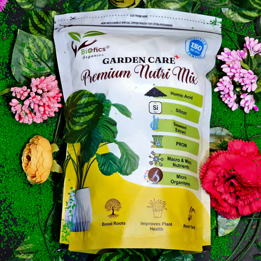 Biofics® Garden Care Granules | Premium Nutri Mix Organic Fertilizer for Complete Growth of plant