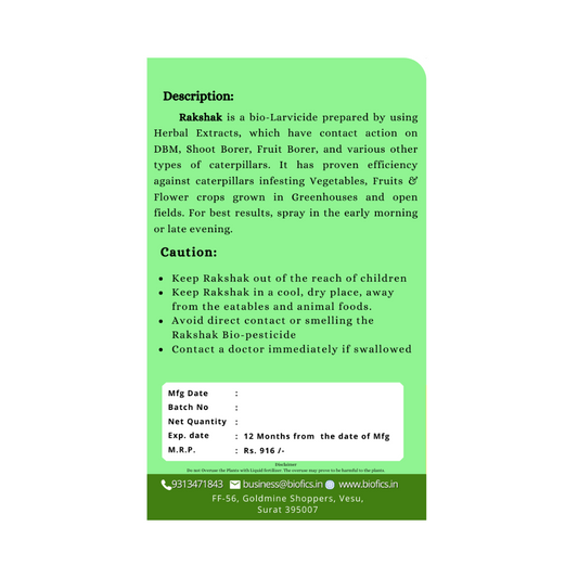 Biofics® Rakshak Larvicide